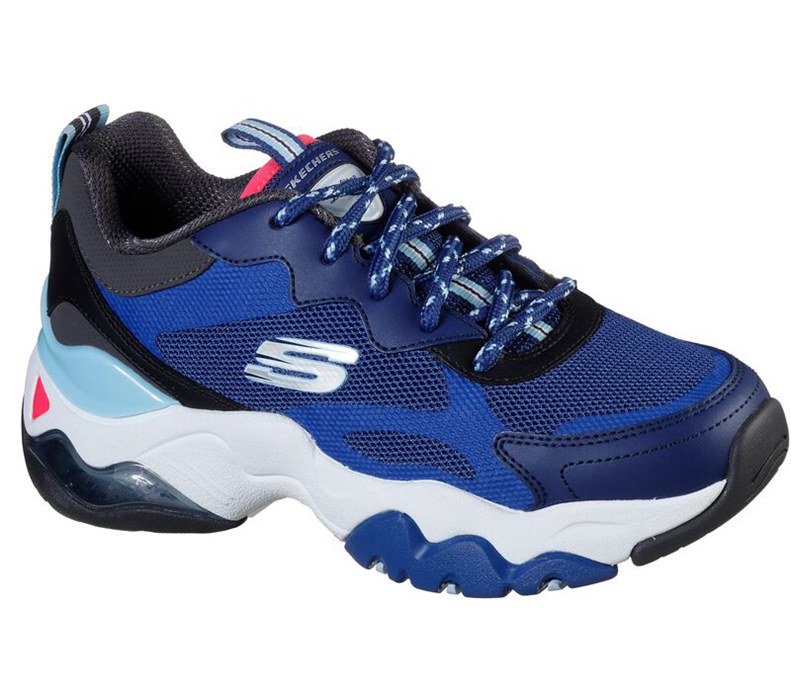 Skechers Dam Marinblå/Blå Sneakers - D'lites 3.0 Air - Fantastic Vision - Sverige (KGBXW-6403)
